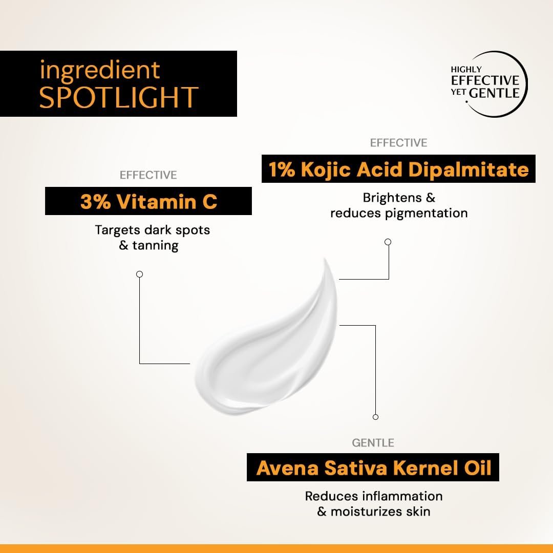 Deconstruct Vitamin C Brightening Face Moisturizer | 3% Vitamin C + 1% Kojic Acid + 5% Niacinamide - Image 3