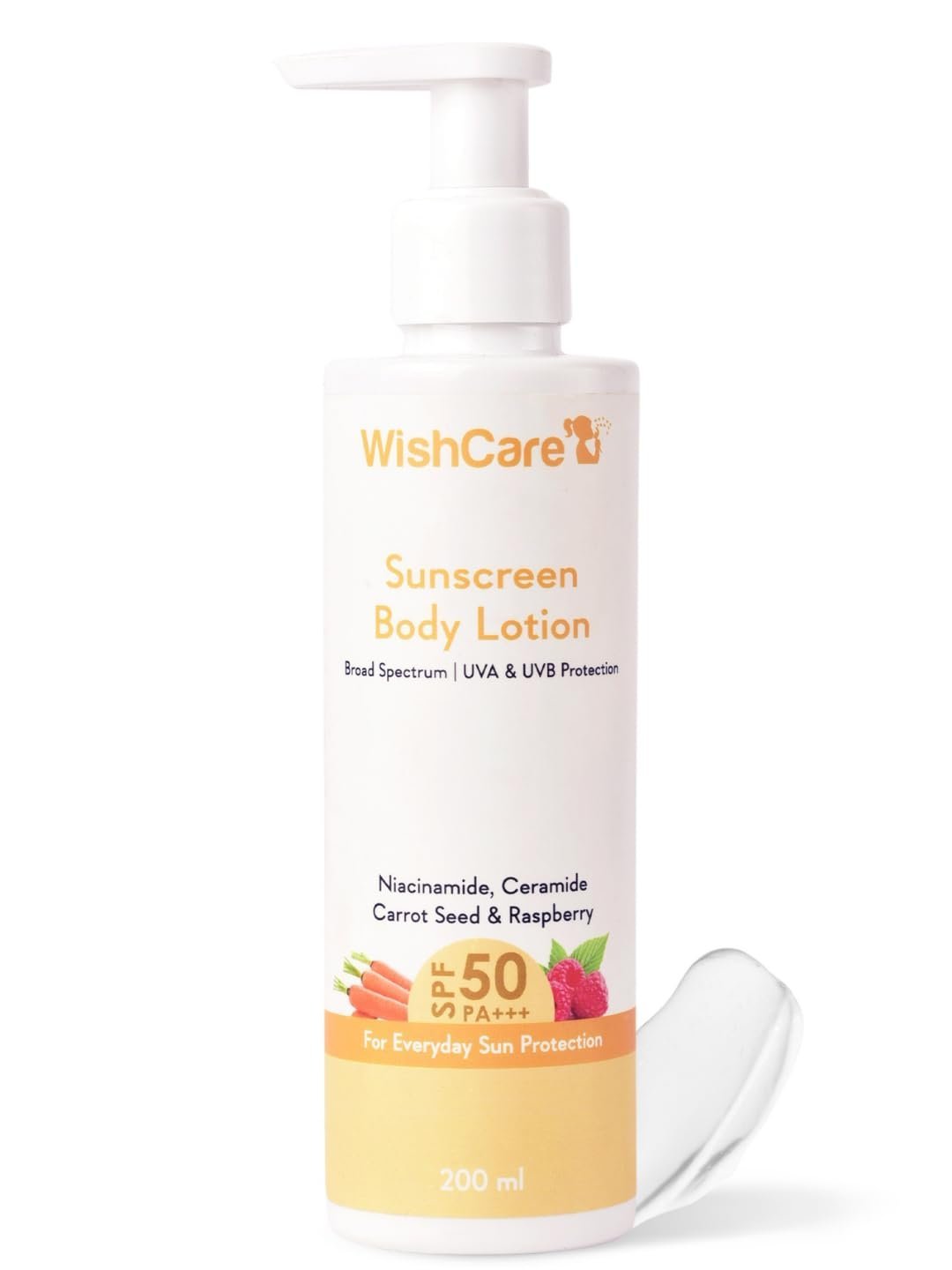 WishCare Sunscreen Body Lotion with SPF 50 PA+++ In- Vivo Tested