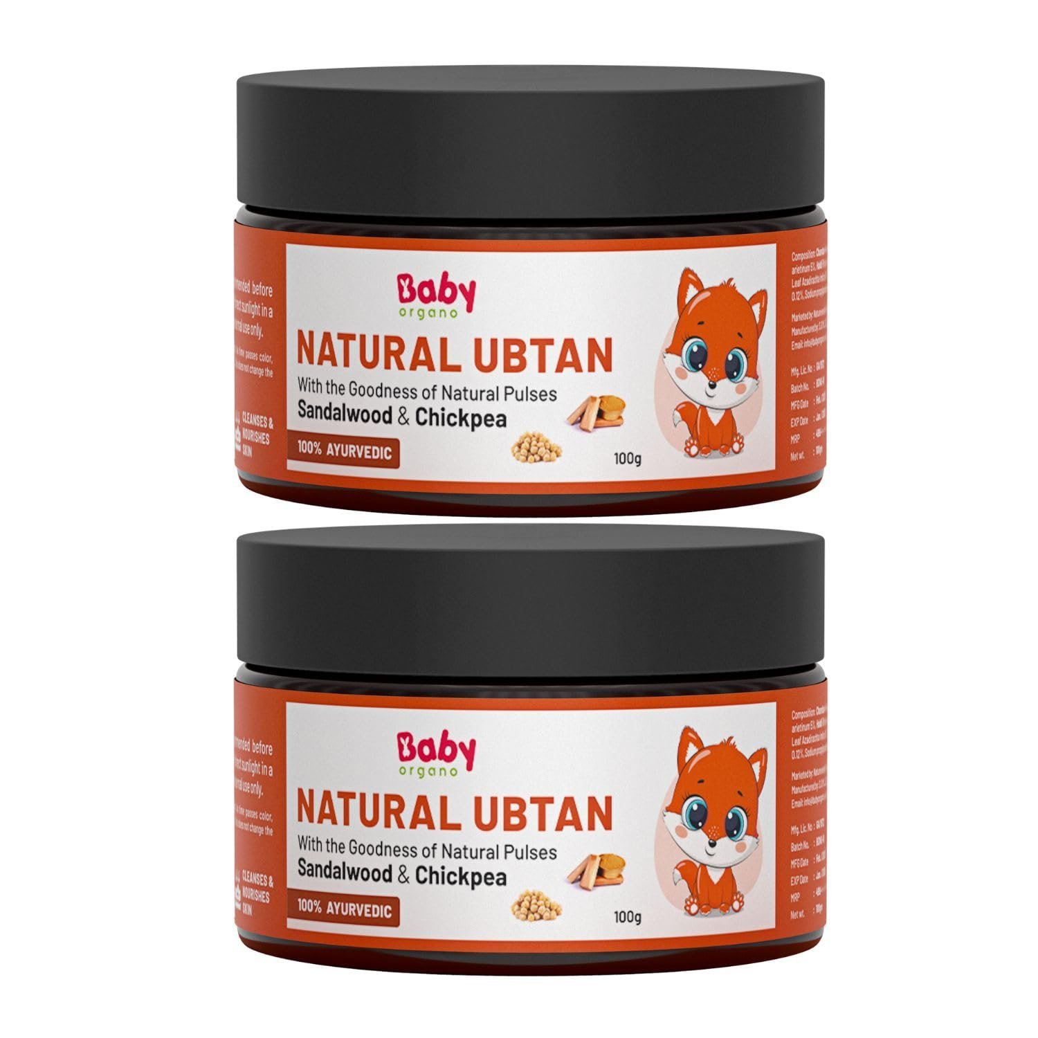 BabyOrgano Ayurvedic Ubtan Bath Powder for Babies, Kids & Mothers 0+ Months | 100g (Pack of 1) - Image 2