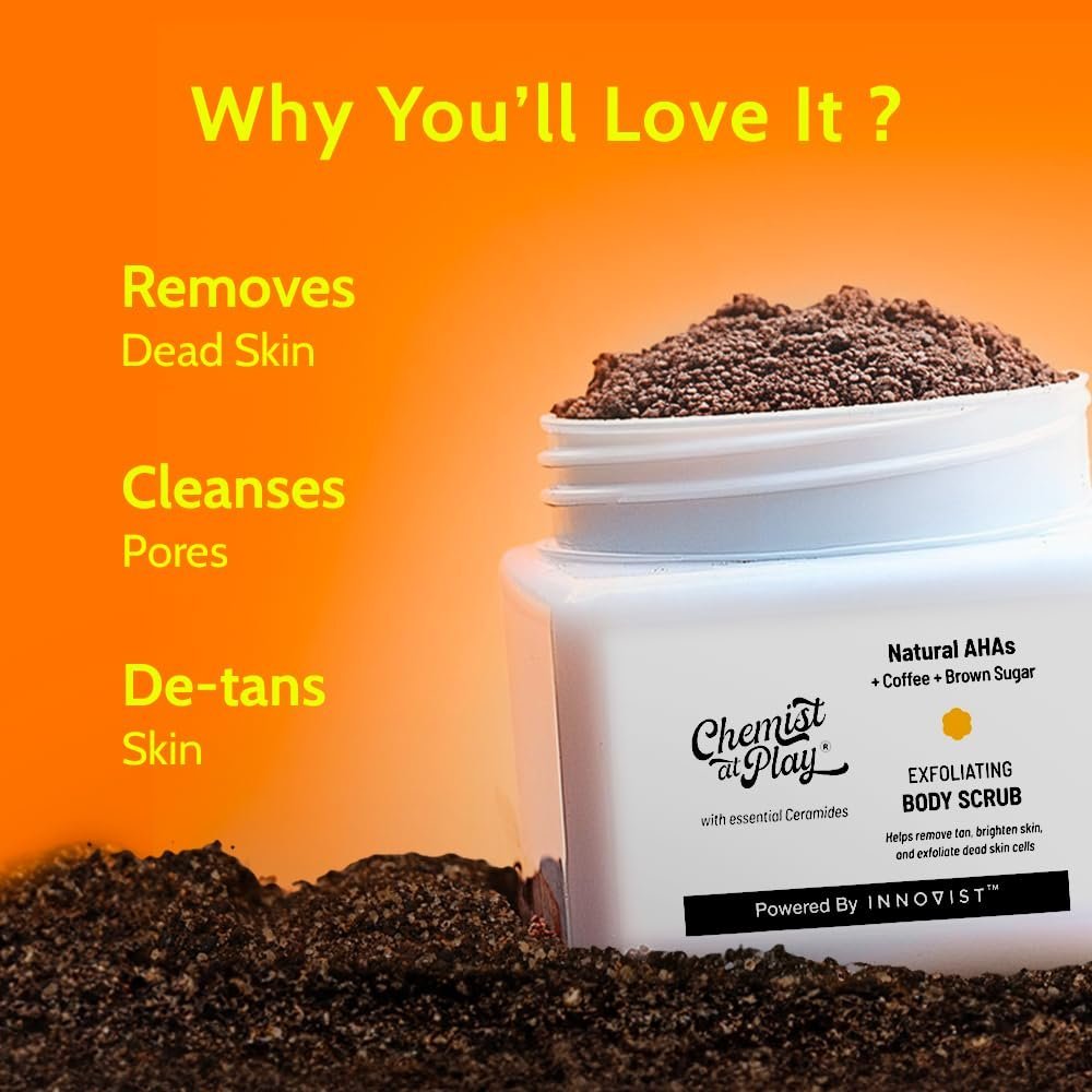 Chemist At Play Exfoliating Body Scrub for Removing Tan & Dead Cells - Image 2