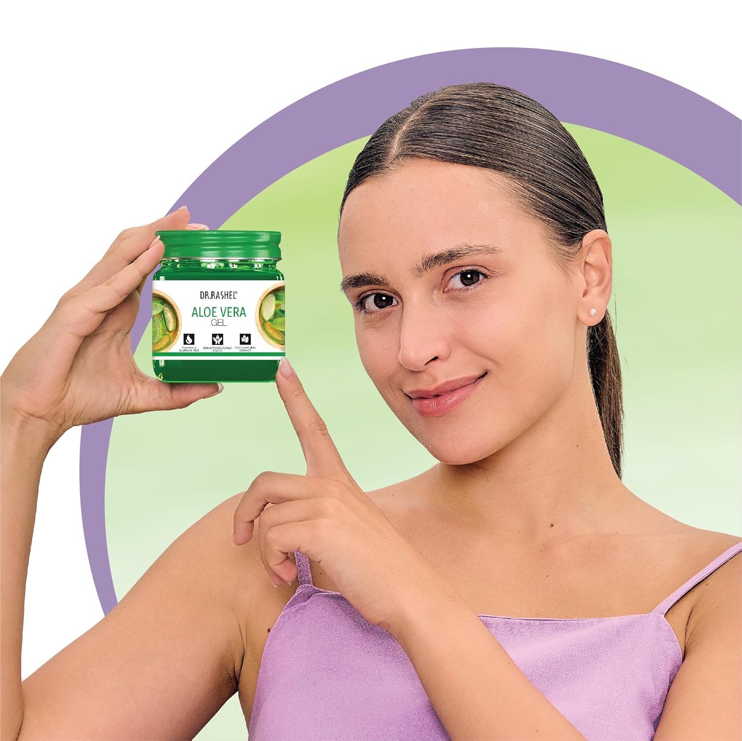 Aloe Vera Gel with natural Aloevera Extract for Men & Women for Moisturize and Sooth Glowing Skin - Image 3
