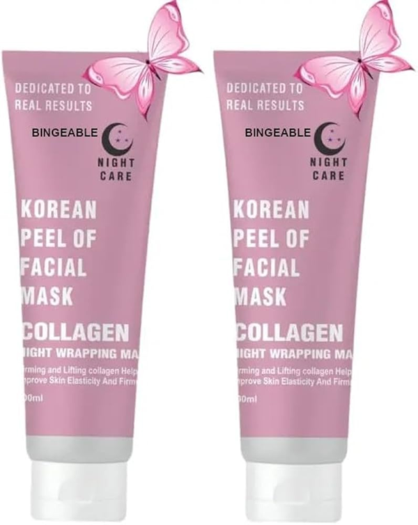 Korean Peel Of Facial Mask Collagen (Pack Of 2)